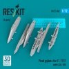 RESKIT RS72-0502 Pivot pylons for F-111F with LAU-105 (4 pcs) (1/72)